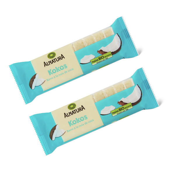 2x Alnatura Kokos 75g 2x Alnatura Kokos 75g