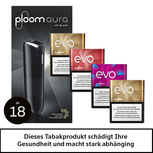 Ploom Gerät + 4 Packs EVO
