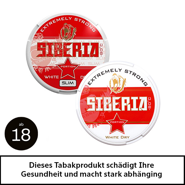 SIBERIA 80° Red White 16g & RedW Dry Slim 13g