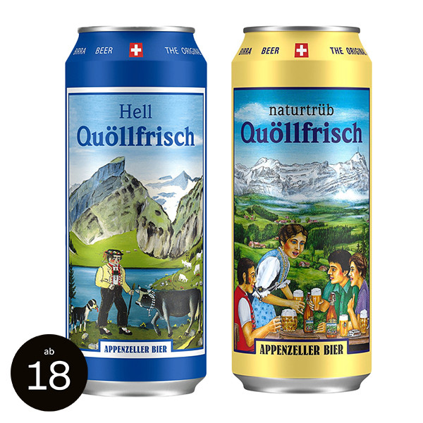 2x Appenzeller Quöllfrisch 50cl 2x Appenzeller Quöllfrisch 50cl