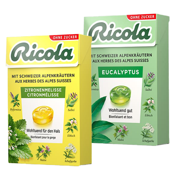 20% auf Ricola 50g 20% auf Ricola 50g